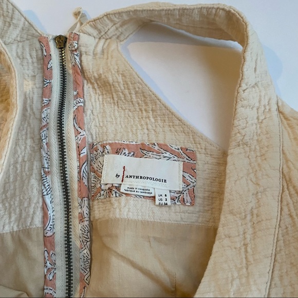 New• Anthropologie • DEMI TEXTURED JUMPSUIT - Picture 7 of 8